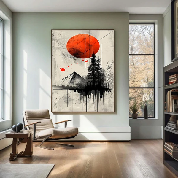 Amurg Delicat - Tablou Abstract Amurg Delicat - Tablou Abstract