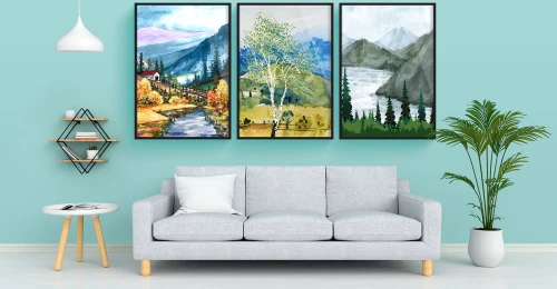 Tablouri cu peisaje de vis