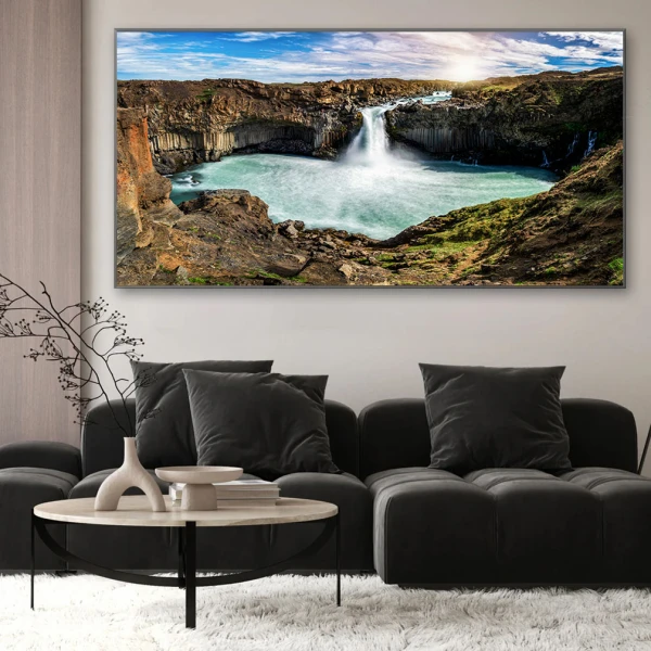 Aldeyjarfoss Islanda - Tablou peisaj Aldeyjarfoss Islanda - Tablou peisaj